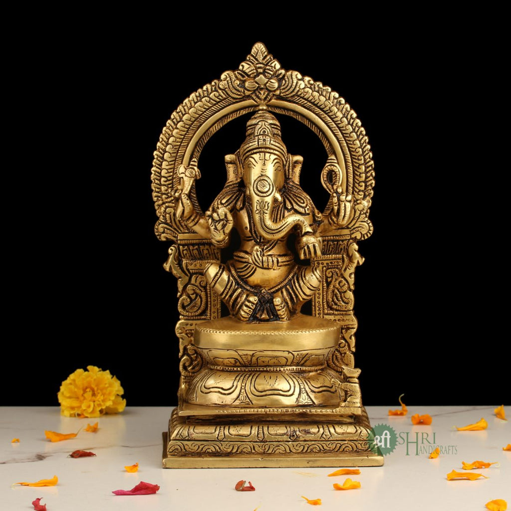 10.5" BRASS GANESH