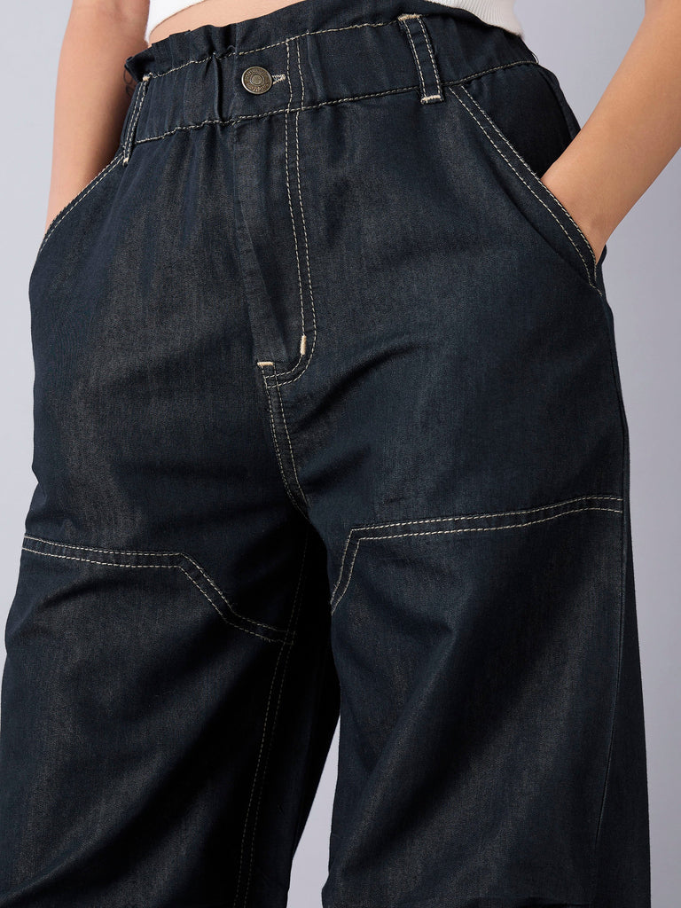 Girl's Black Wash Jean