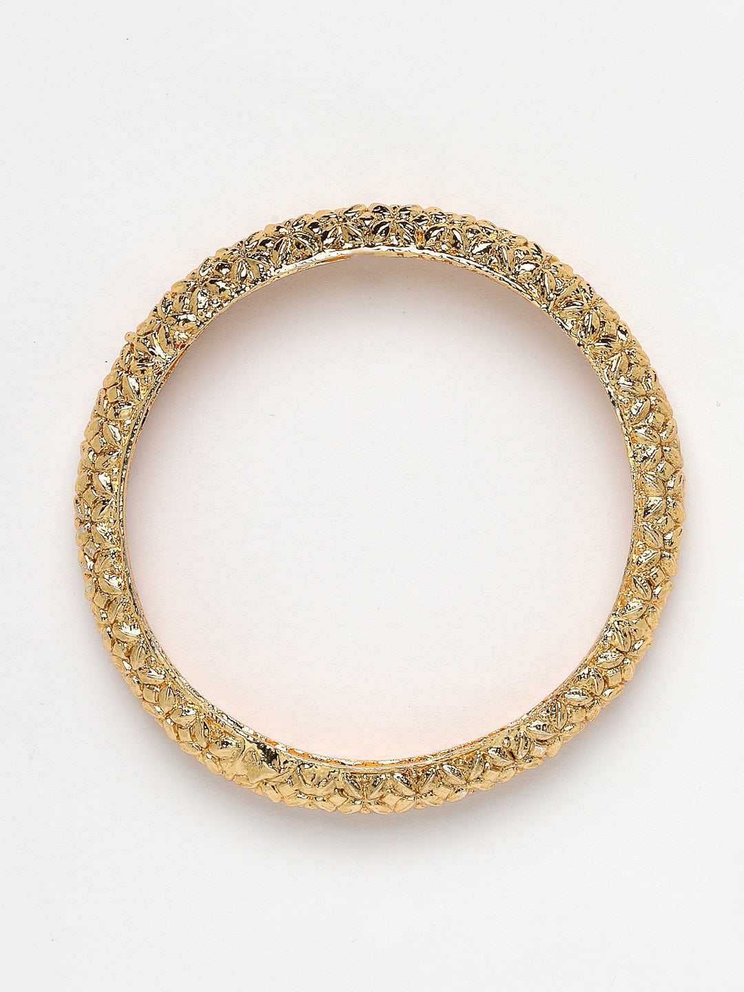 Women's Set Of 2 Gold-Plated Handcrafted Traditional Bangles