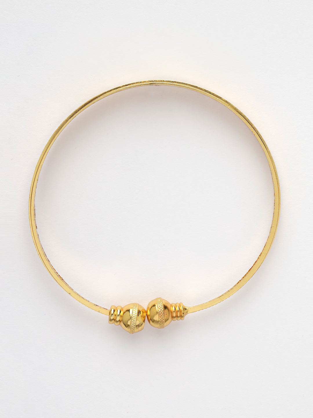 Women's Set Of 2 Gold-Plated Handcrafted Adjustable Bangles