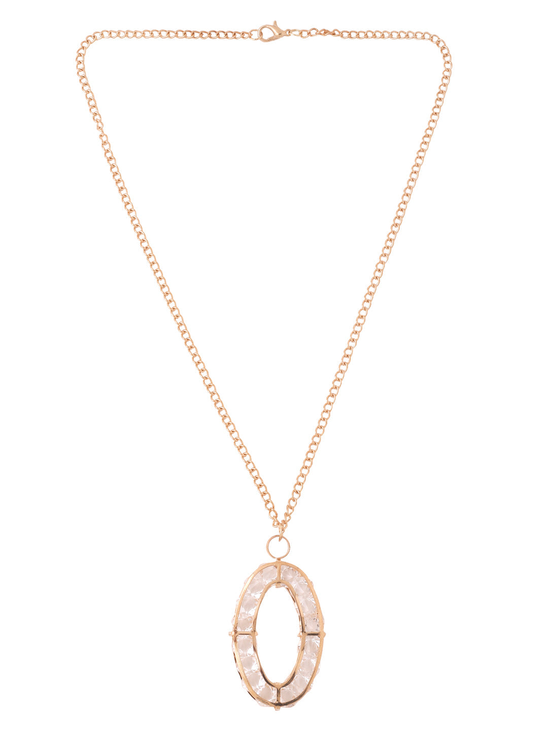 Women's Gold-Plated Oxidised Bohemian Necklace