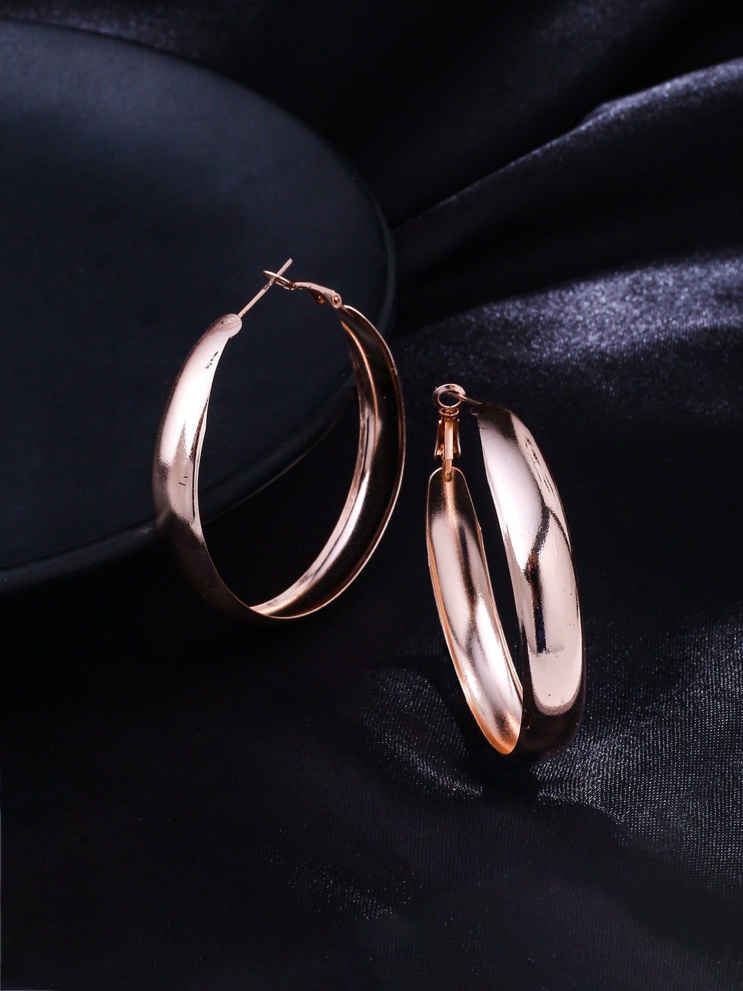 Women's Gold plated hoop earrings