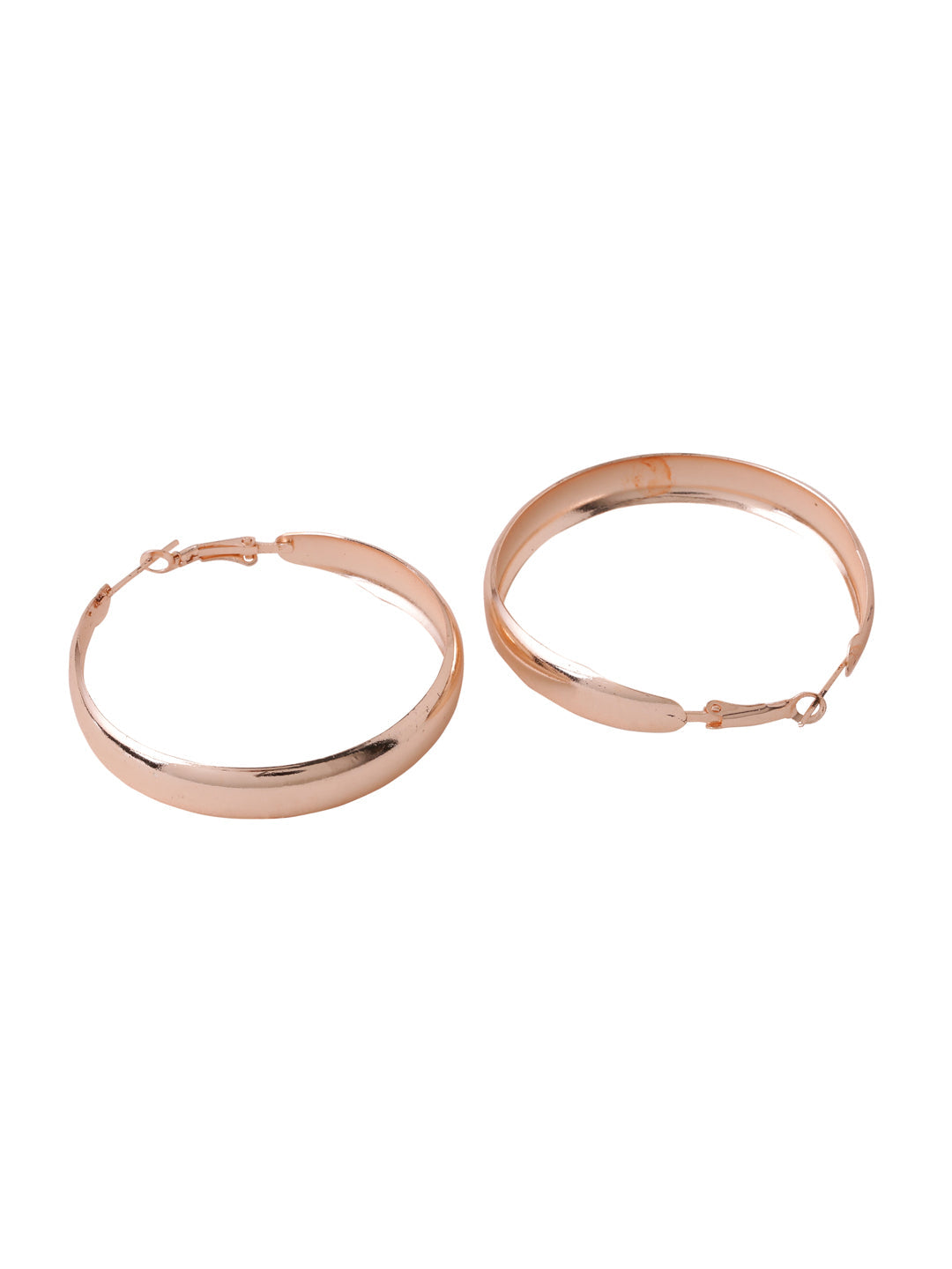 Women's Gold plated hoop earrings