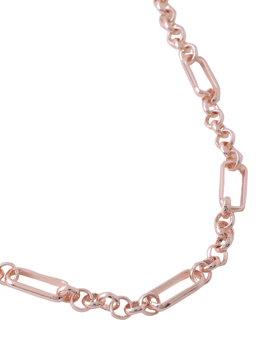 Women's Rose Gold Plated Minimal Necklace - NVR
