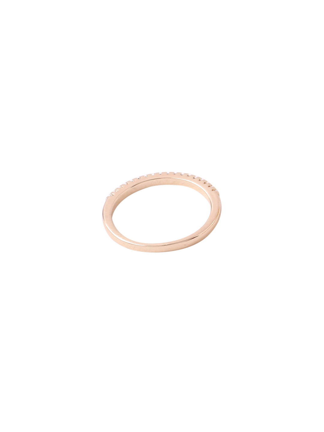 Women's Gold-Plated Stylish Ring with AD stones