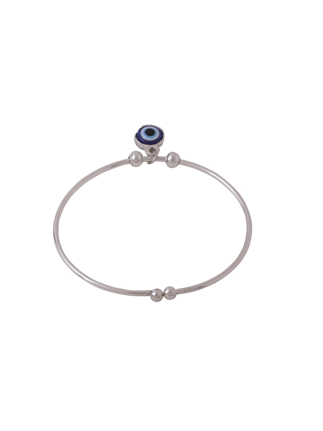 Women's Silver evil eye adjustable bracelet - NVR