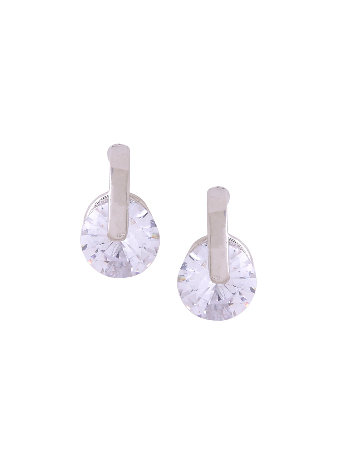 Women's CZ Studded Studs Earrings