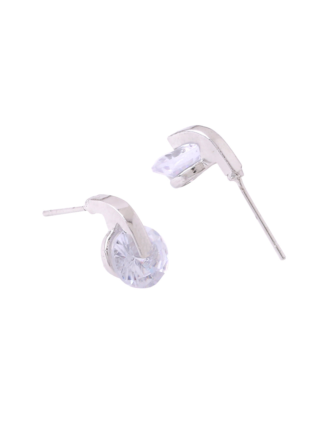 Women's CZ Studded Studs Earrings