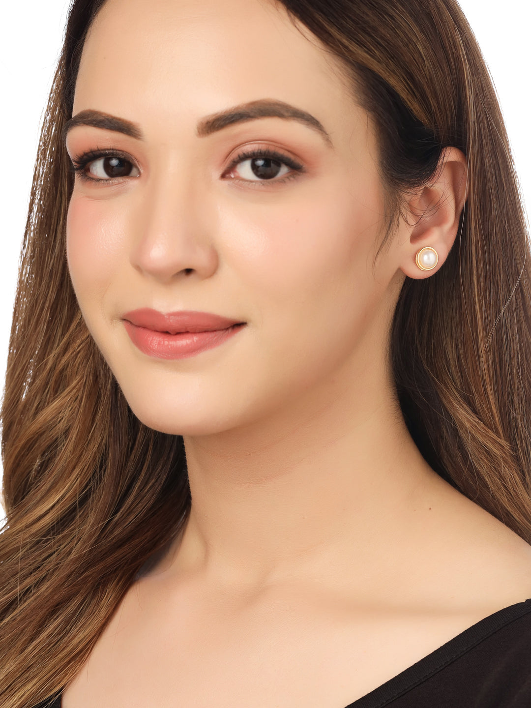 Women's Pearl Studded Studs Earrings