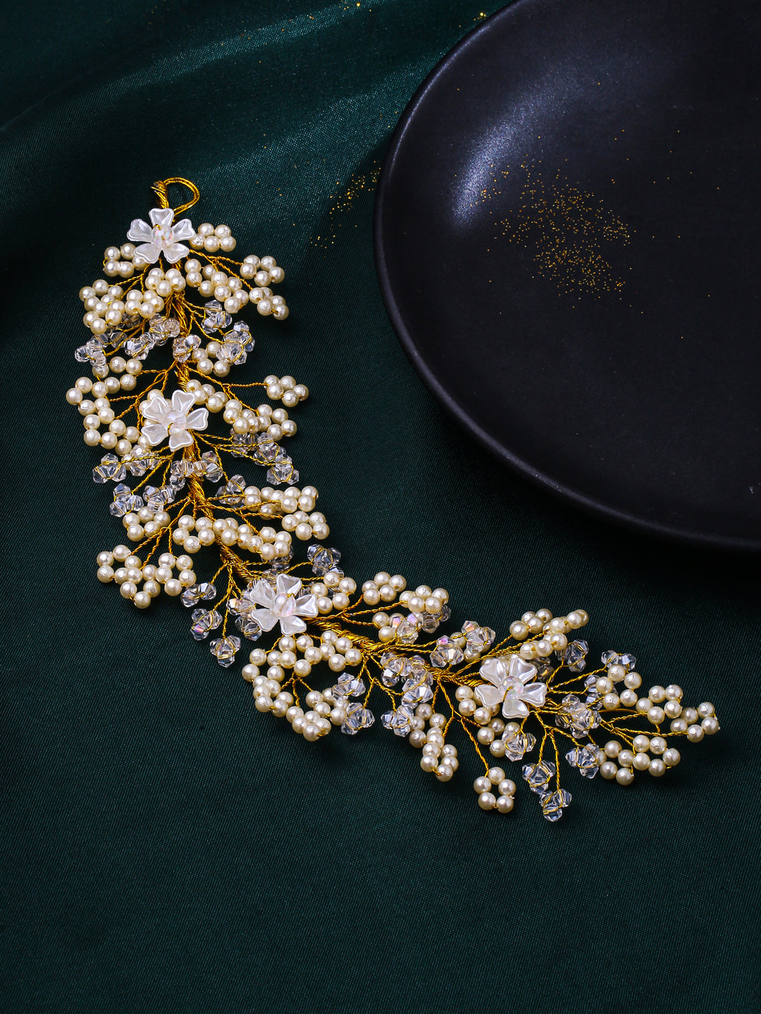 Women's Embellished Beaded Hair Accessory Set