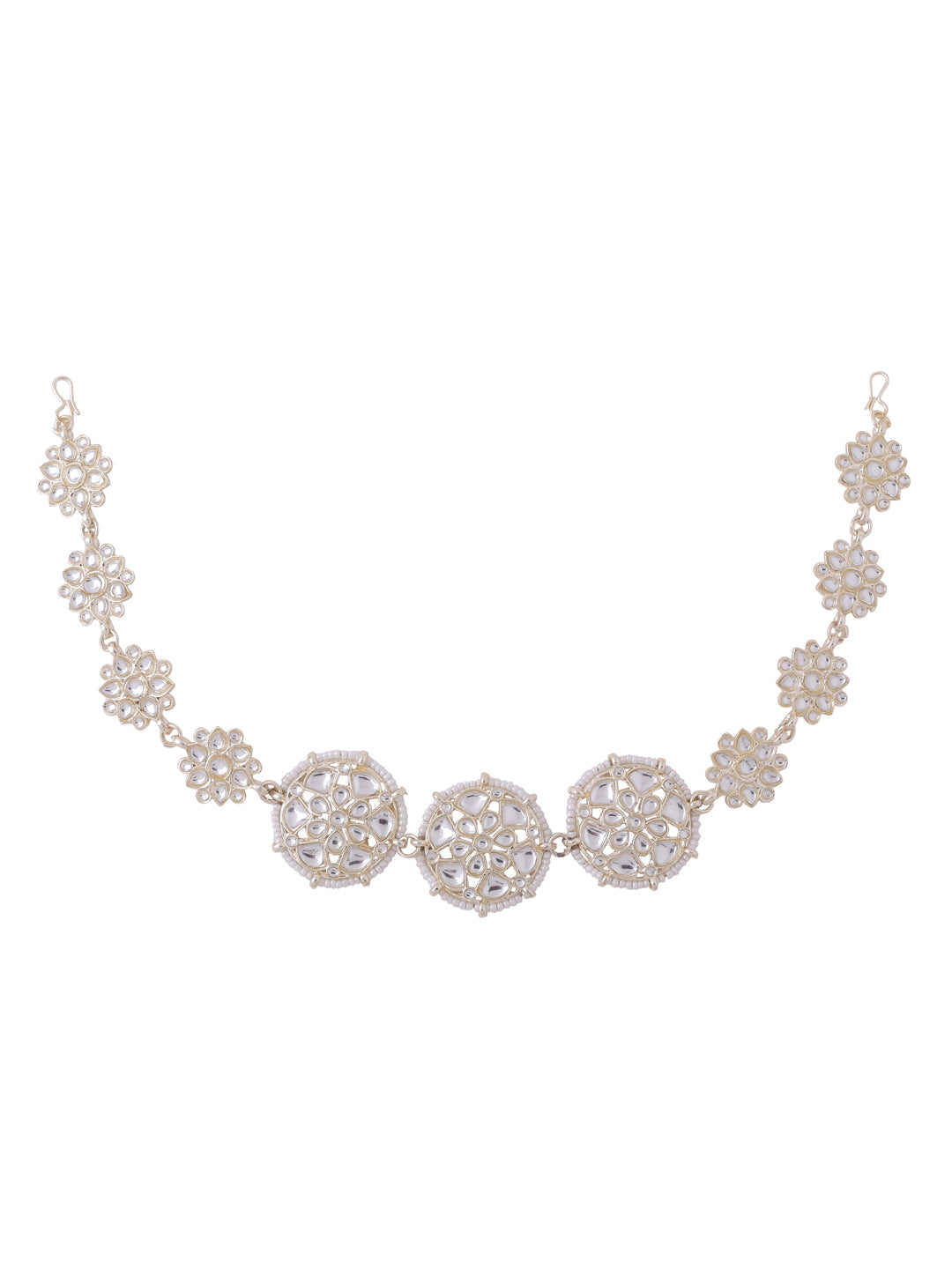 Women's Gold-Plated Traditional Trending Matha Patti