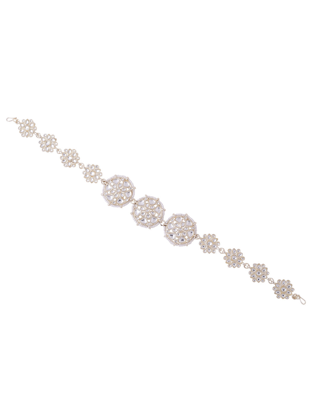 Women's Gold-Plated Traditional Trending Matha Patti
