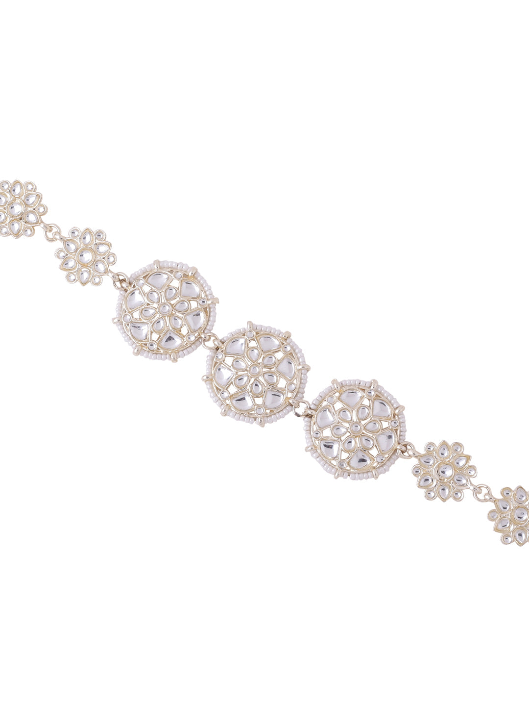 Women's Gold-Plated Traditional Trending Matha Patti