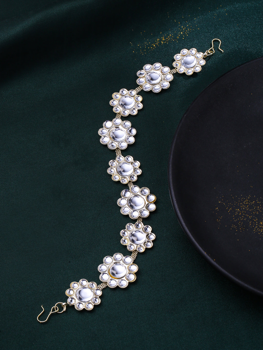 Women's Gold-Plated Traditional Trending Matha Patti