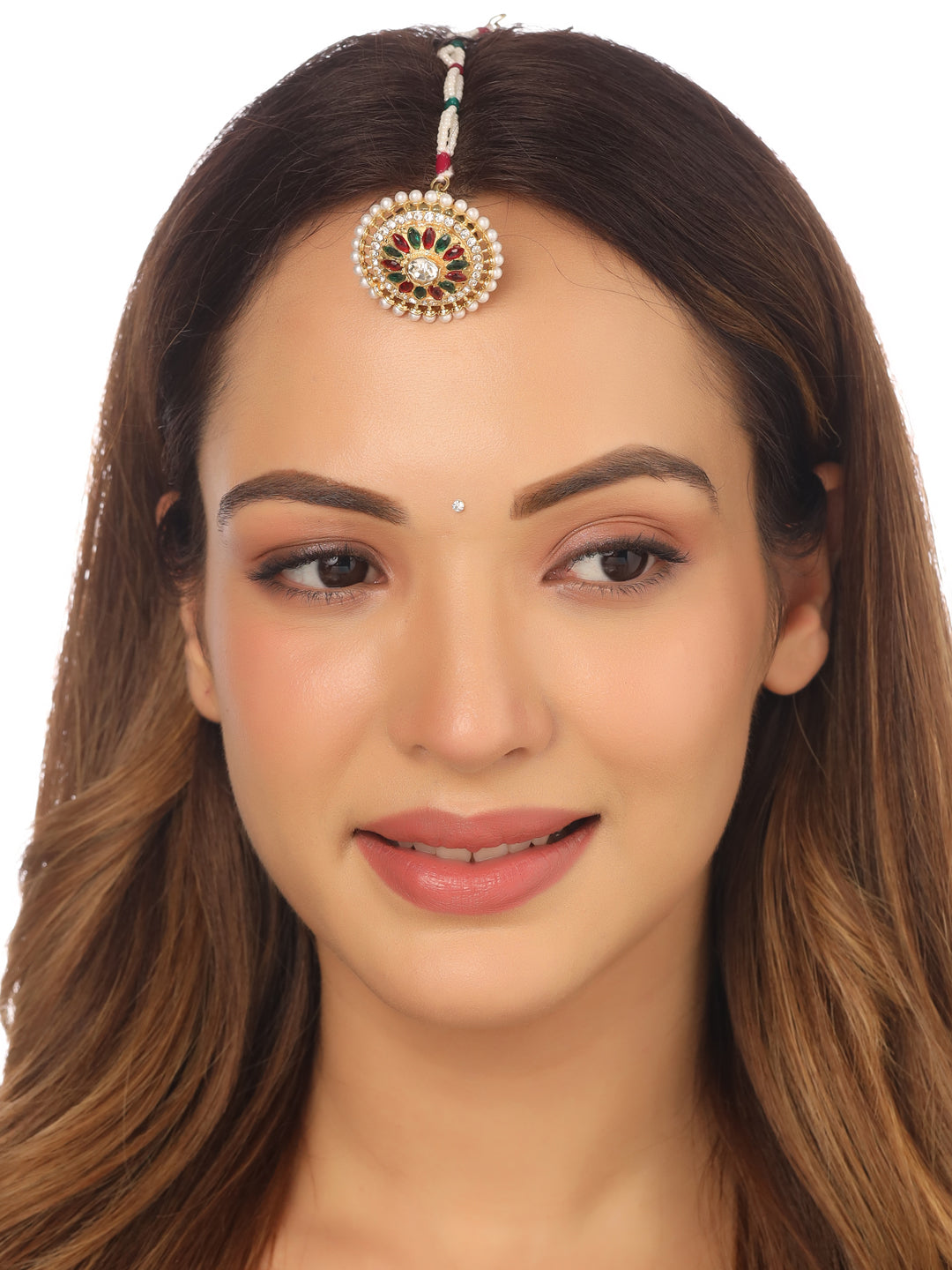 Women's Trending Stylish Gold-Plated Maang Tikka