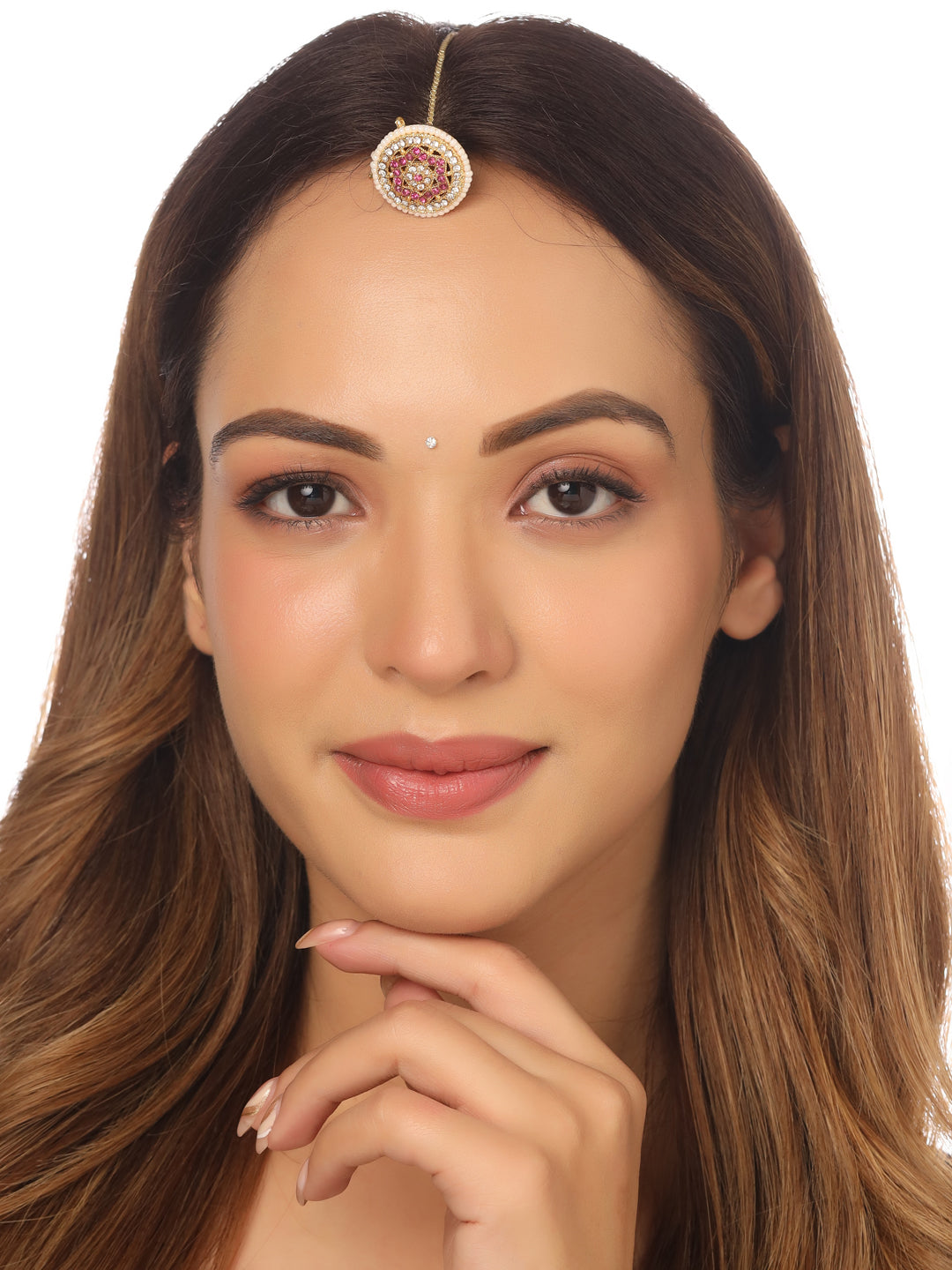Women's Trending Stylish Gold-Plated Maang Tikka