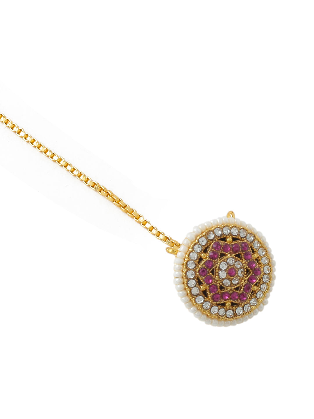 Women's Trending Stylish Gold-Plated Maang Tikka