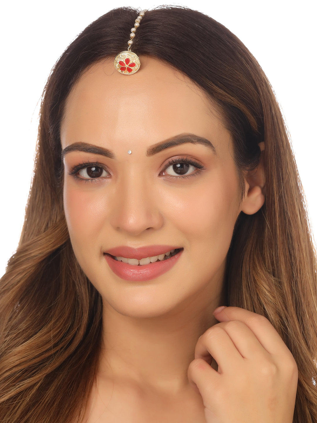 Women's Trending Stylish Gold-Plated Maang Tikka