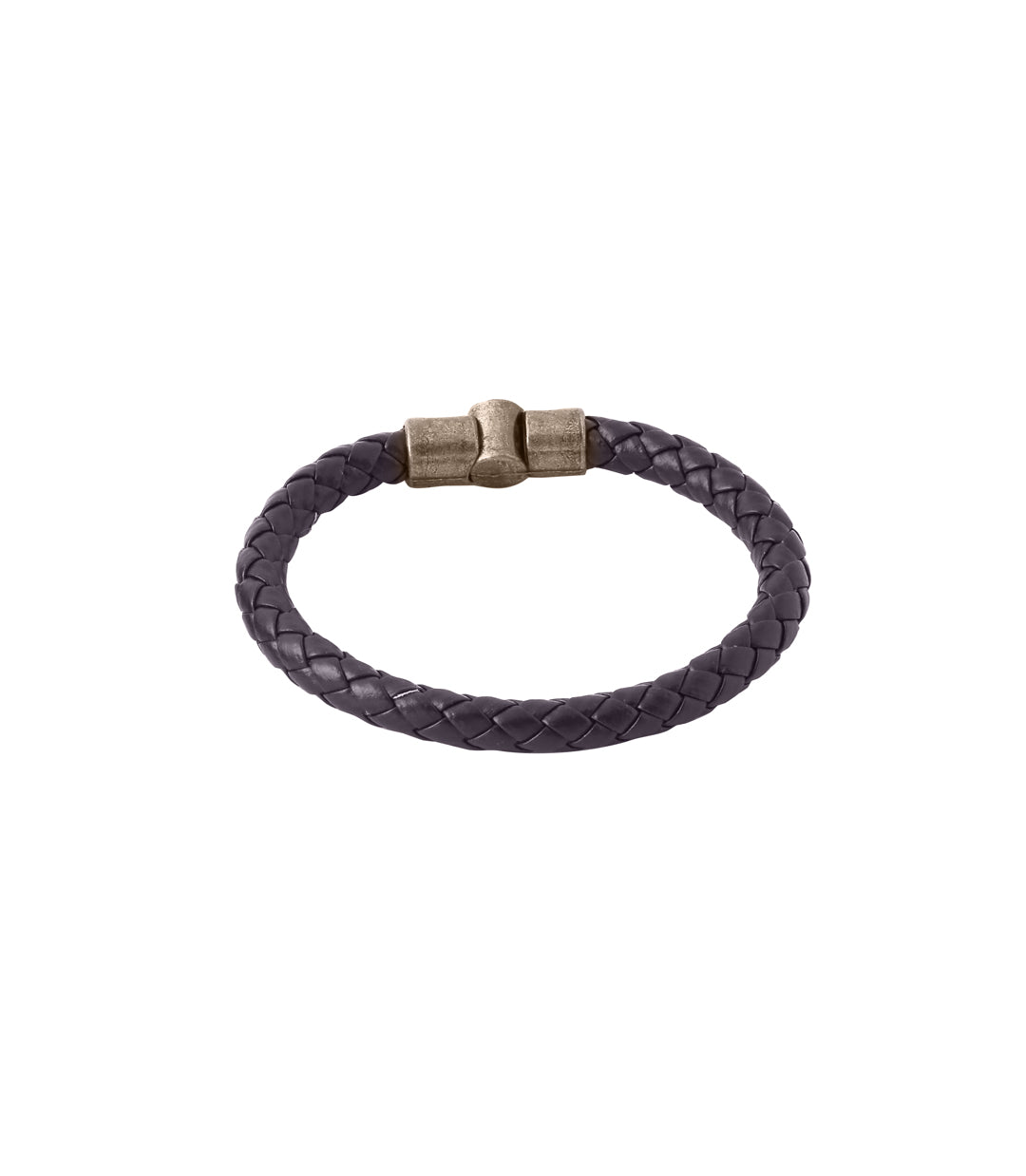Men's Brown leather bracelet - NVR