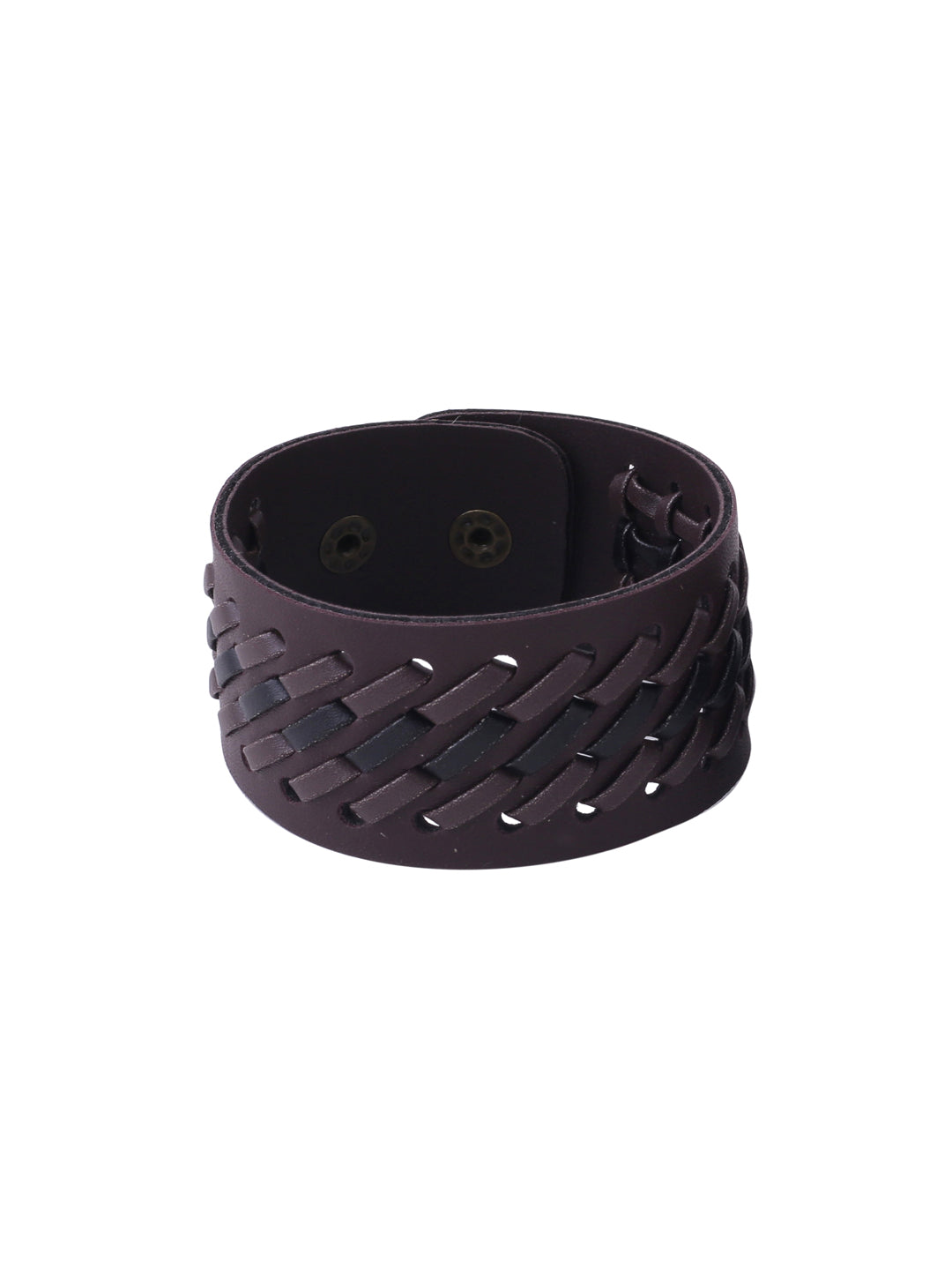Men's Brown leather bracelet