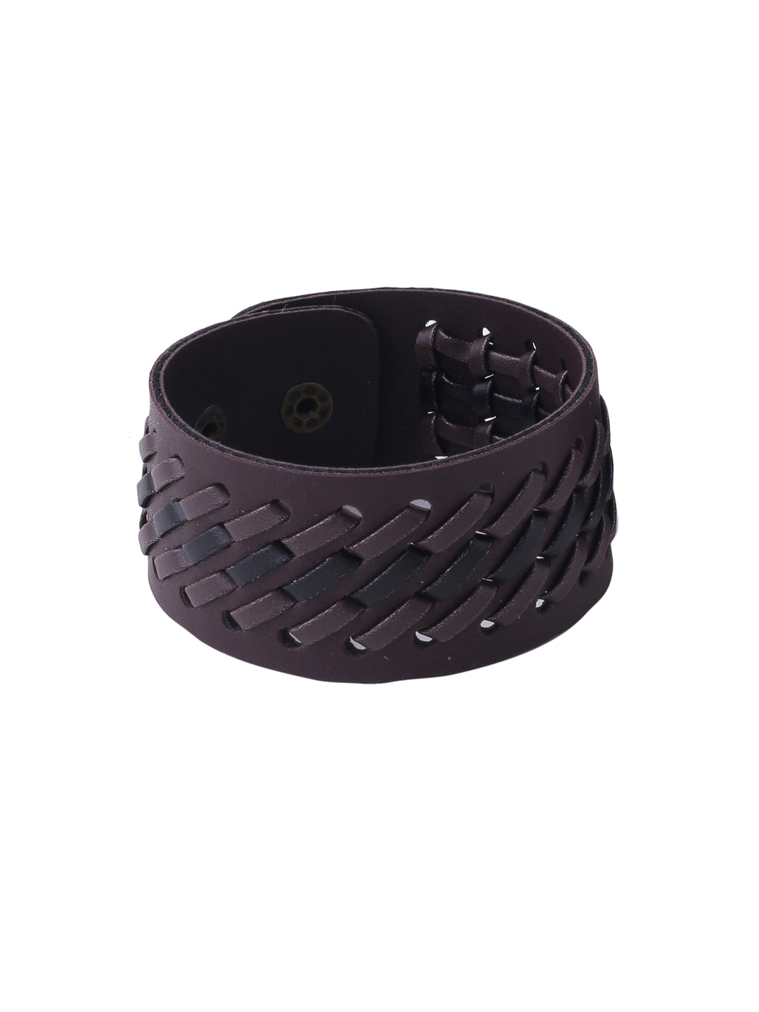 Men's Brown leather bracelet