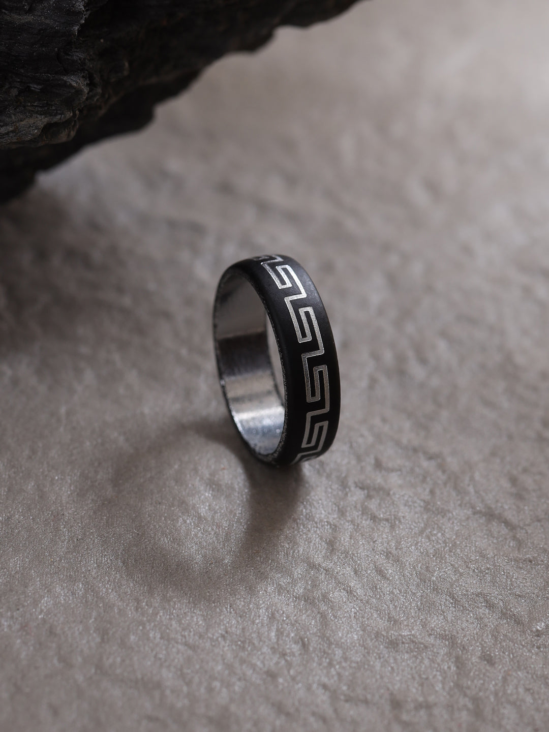 Men's Silver Metal Ring
