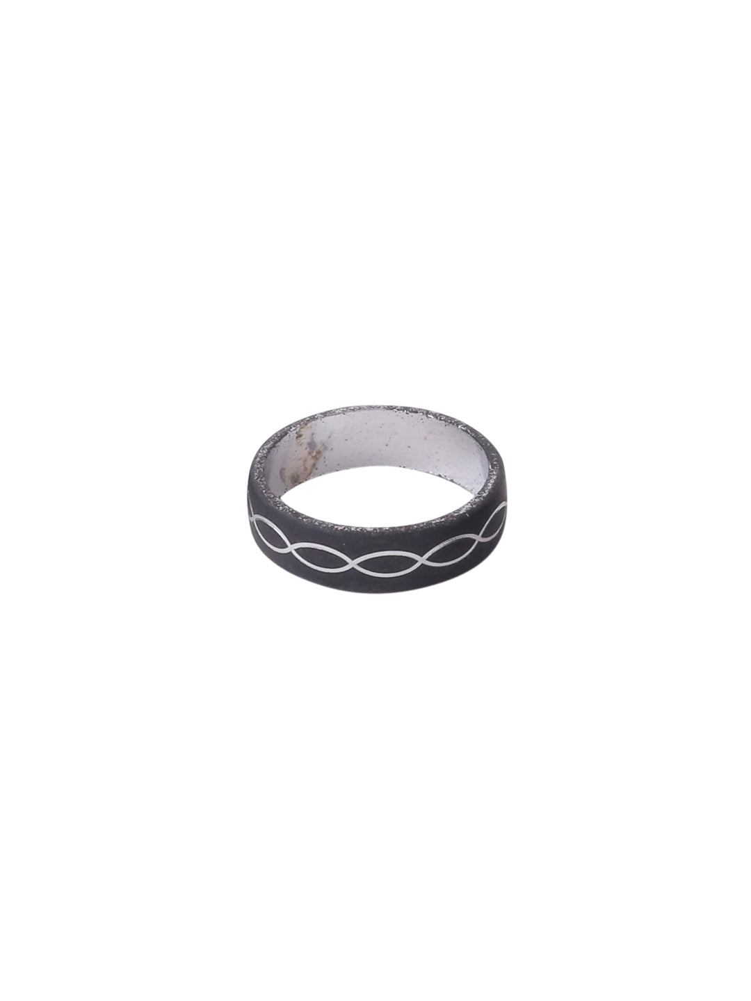 Men's Black Metal Ring
