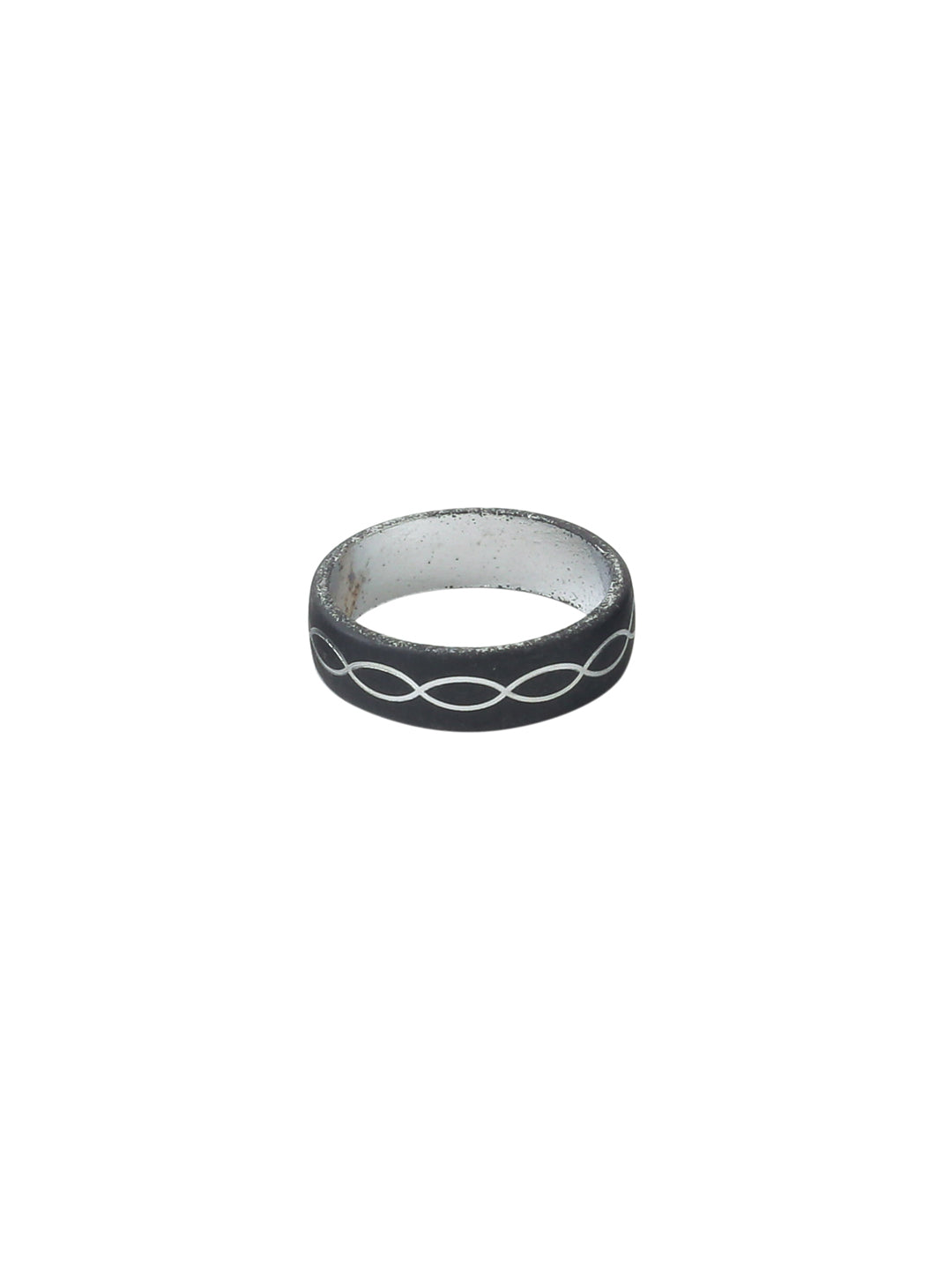 Men's Black Metal Ring