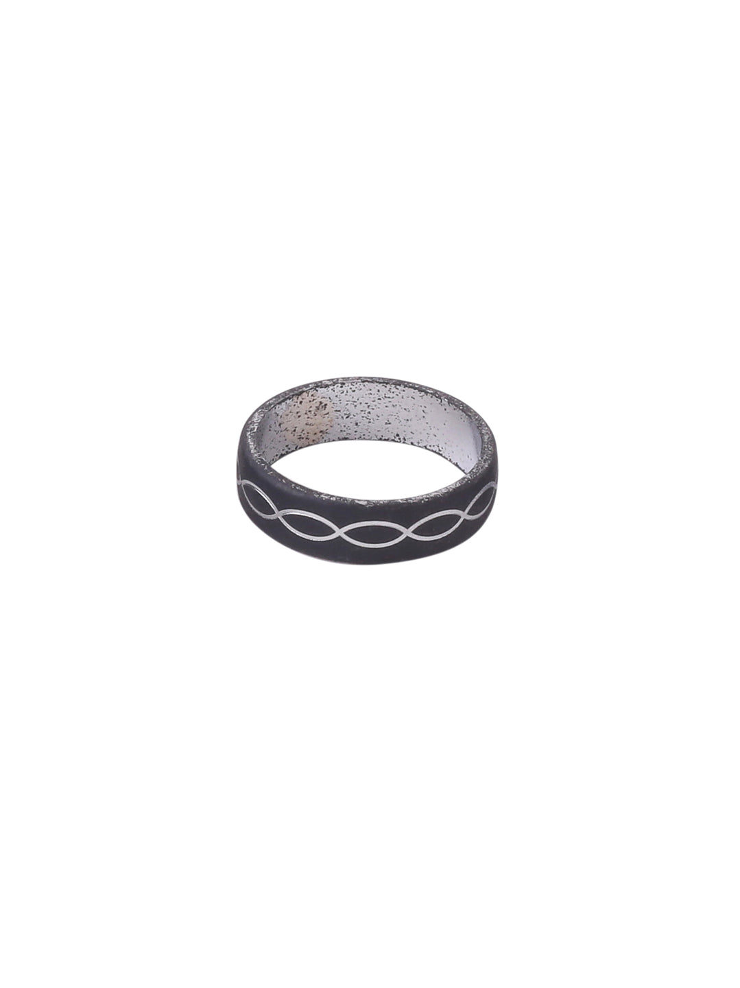 Men's Black Metal Ring