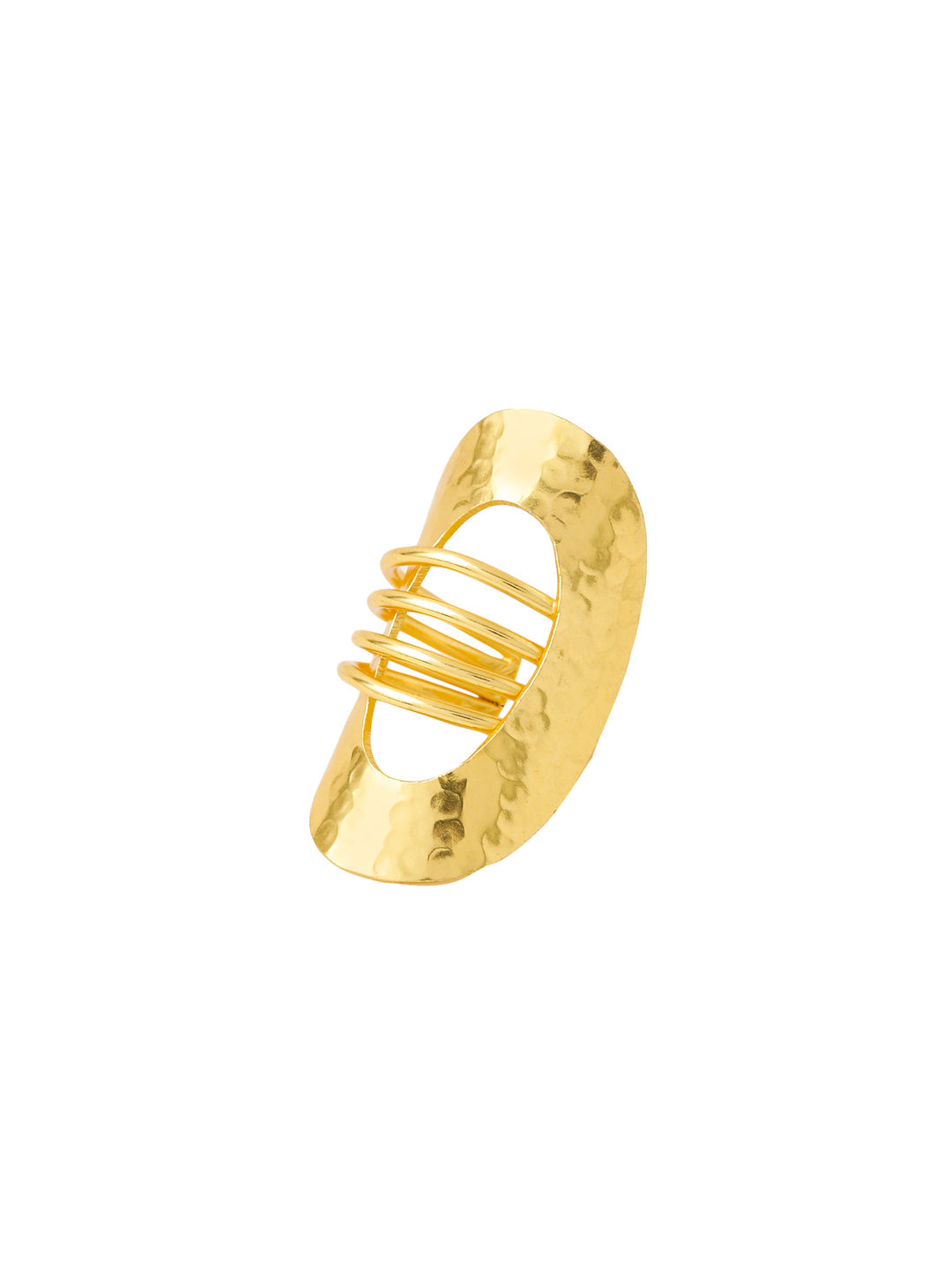 Women's Western Gold Plated Adjustable Finger Ring