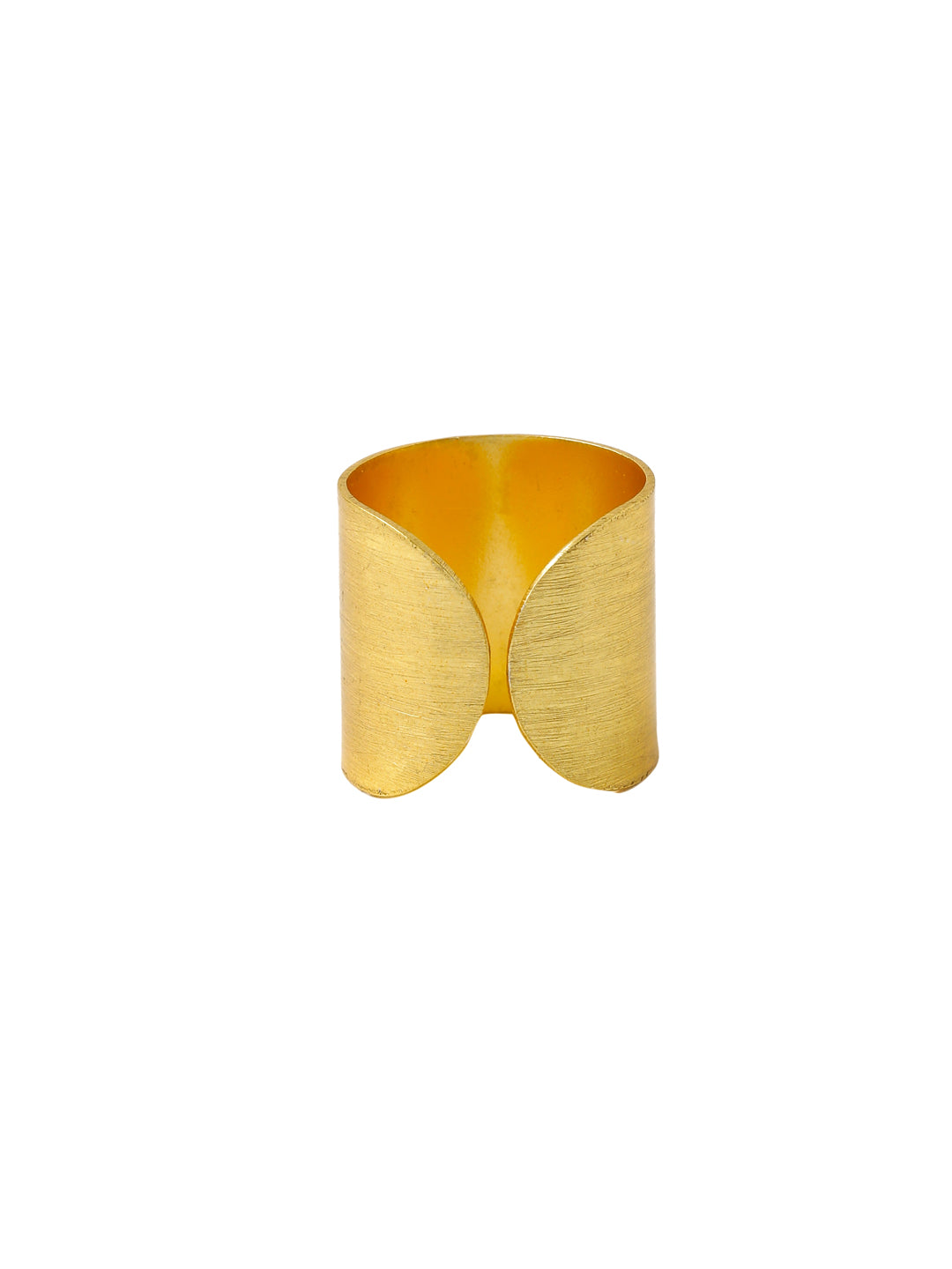 Women's Gold Plated adjustable finger Ring