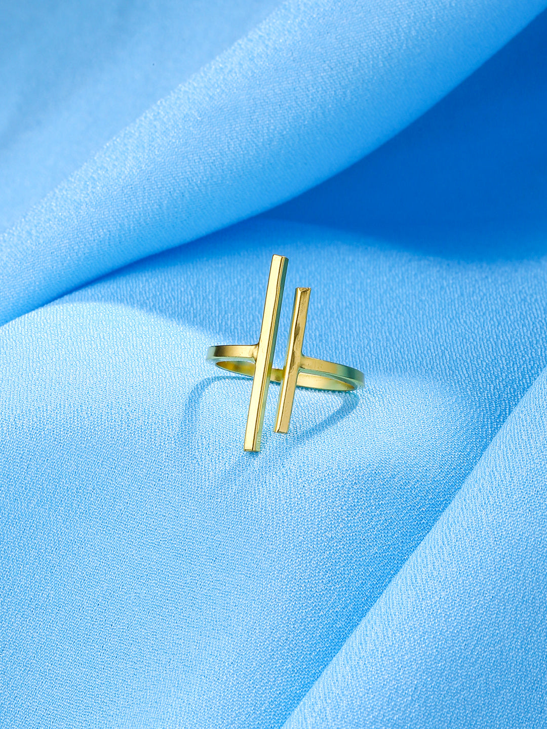 Women's Western Gold Plated Ajustable Finger Ring