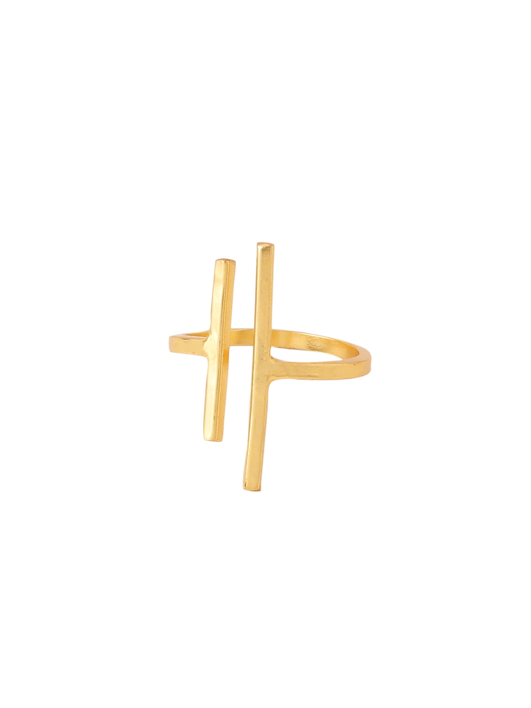Women's Western Gold Plated Ajustable Finger Ring