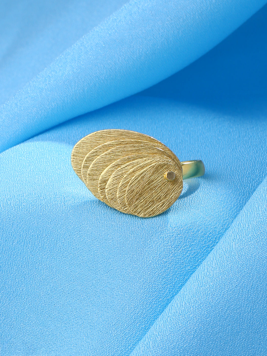 Women's Western Gold Plated Ajustable Finger Ring