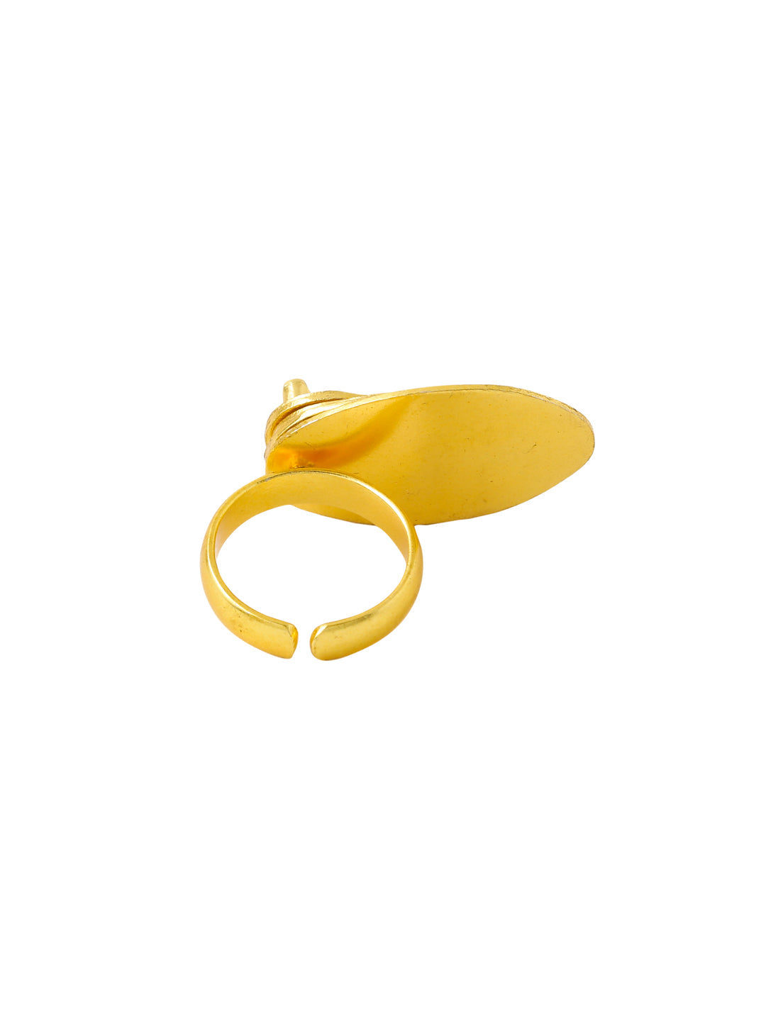 Women's Western Gold Plated Ajustable Finger Ring