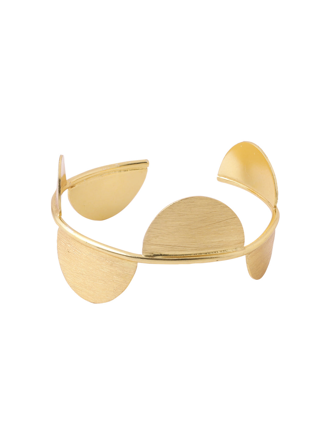 Women's gold plated adjustable Kada bracelet