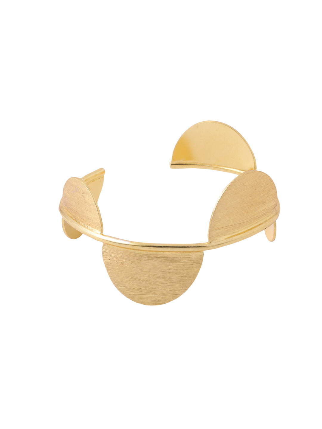 Women's gold plated adjustable Kada bracelet
