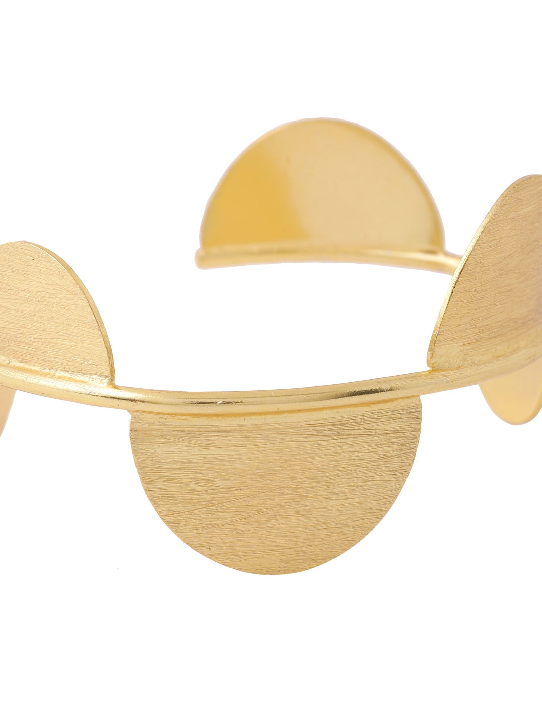 Women's gold plated adjustable Kada bracelet