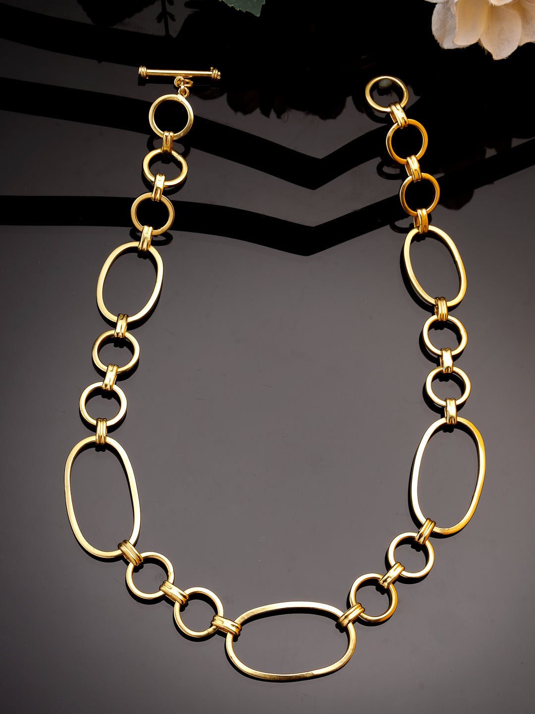 Women's gold plated adjustable Kada bracelet