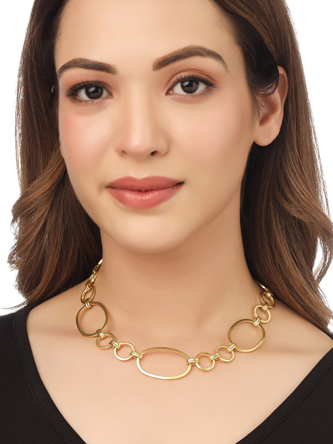 Women's gold plated statement Necklace
