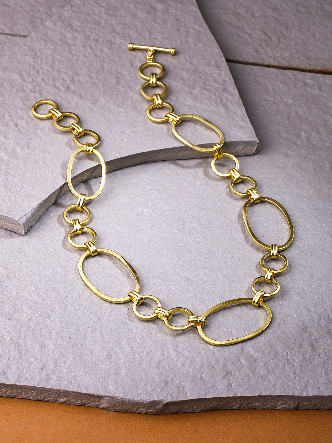 Women's gold plated statement Necklace