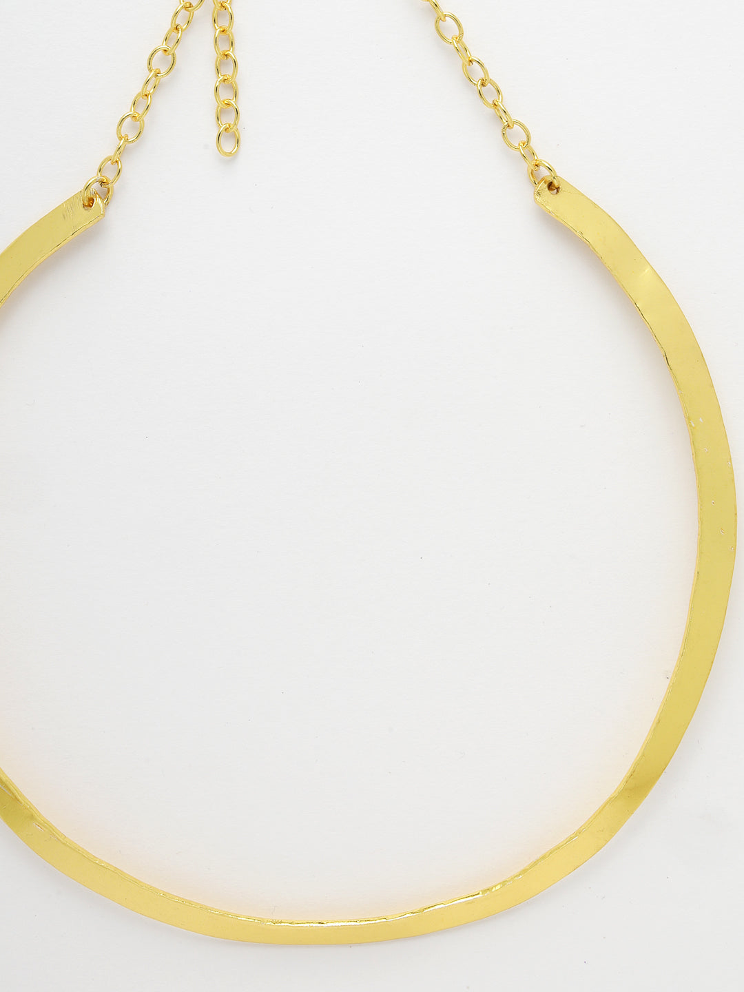 Women's gold plated choker Necklace - NVR