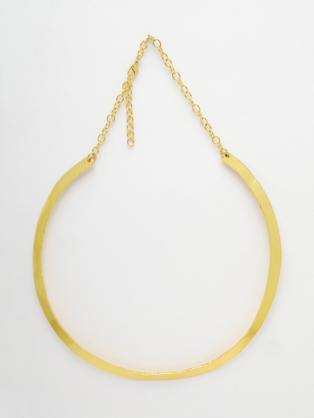 Women's gold plated choker Necklace - NVR