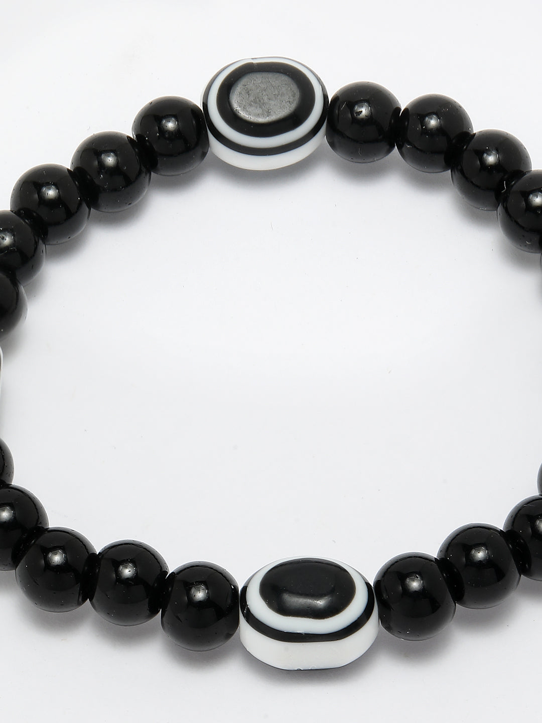Unisex evil eye beaded adjustable bracelet