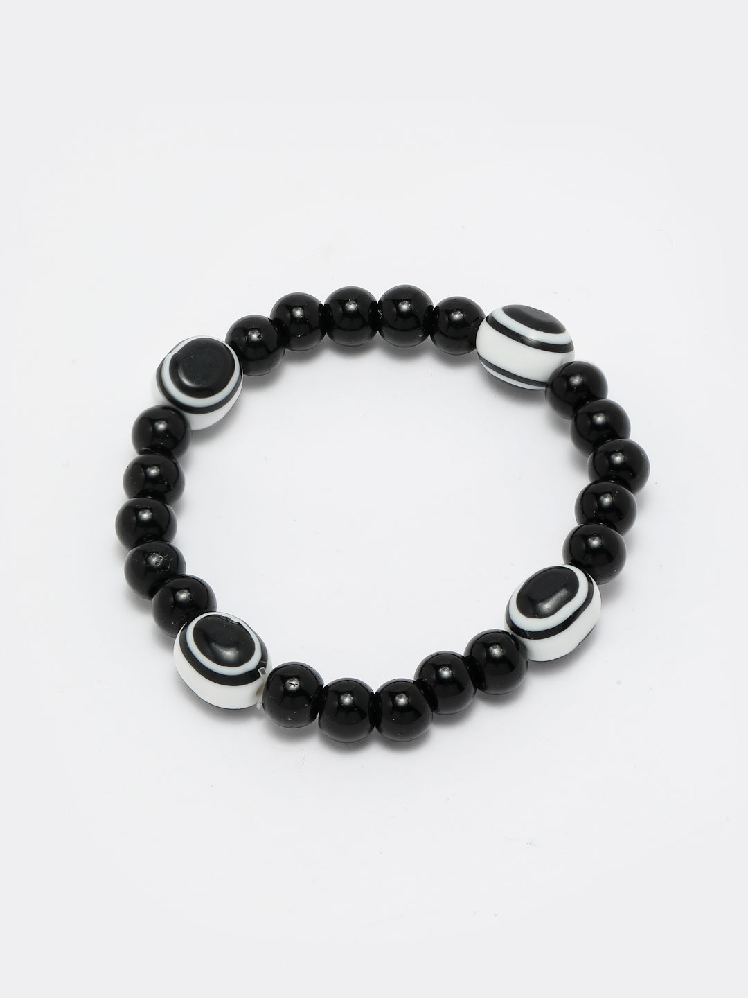 Unisex evil eye beaded adjustable bracelet