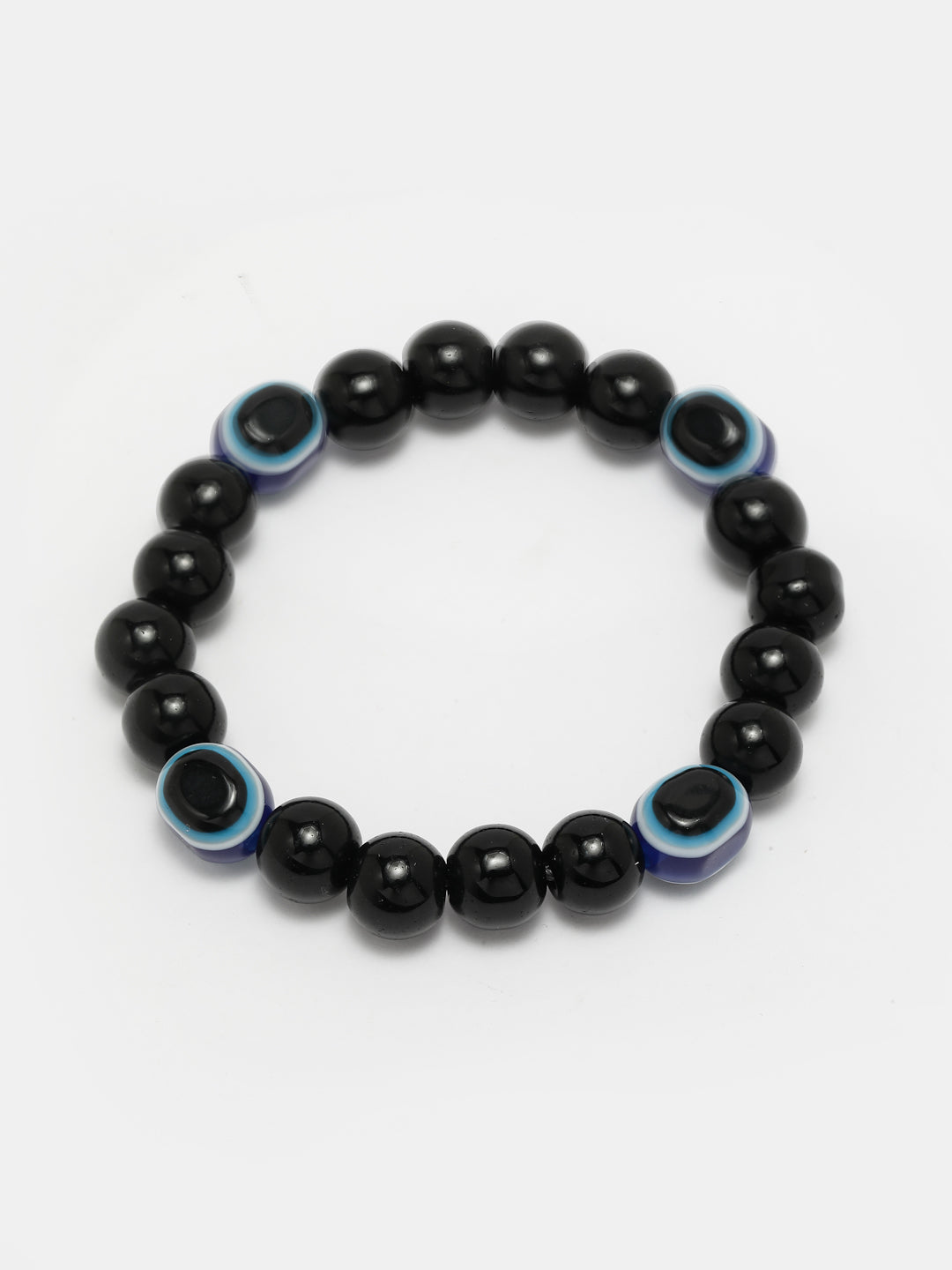 Unisex evil eye beaded adjustable bracelet