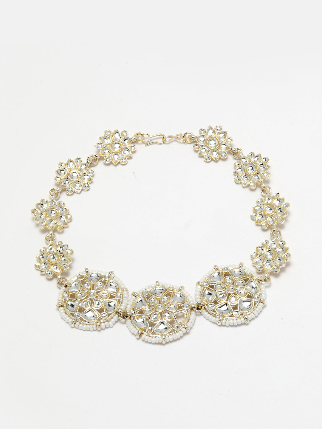 Women's Gold-Plated Traditional Trending Matha Patti