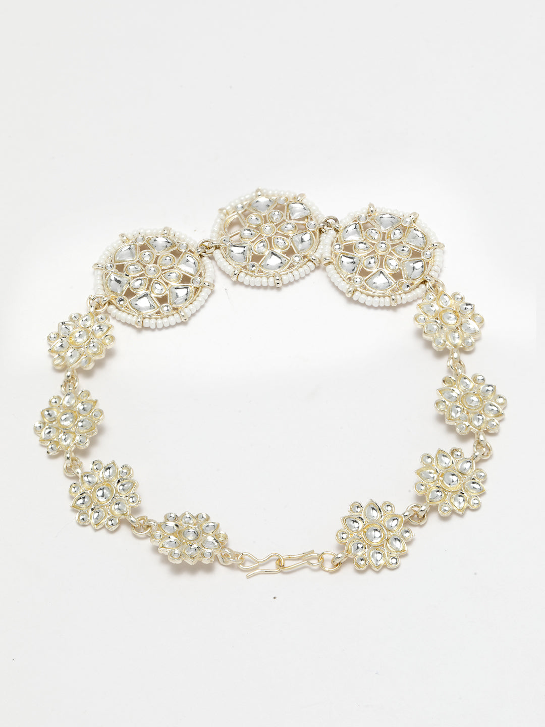 Women's Gold-Plated Traditional Trending Matha Patti