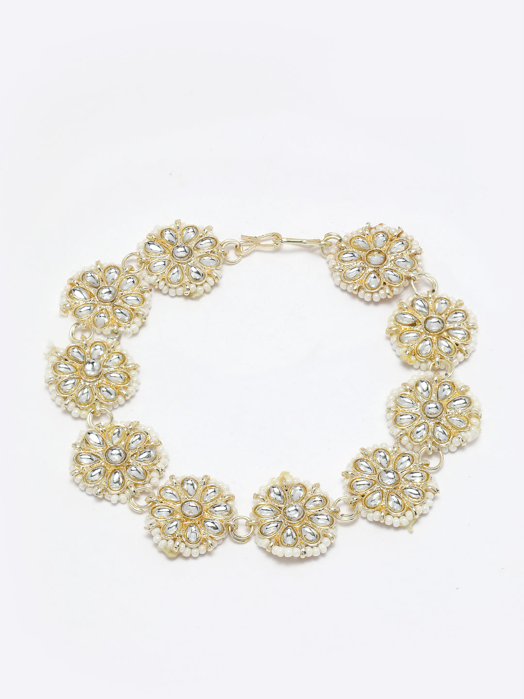 Women's Gold-Plated Traditional Trending Matha Patti
