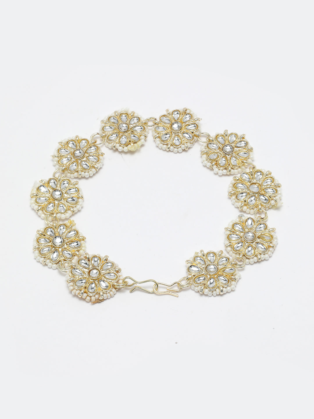 Women's Gold-Plated Traditional Trending Matha Patti